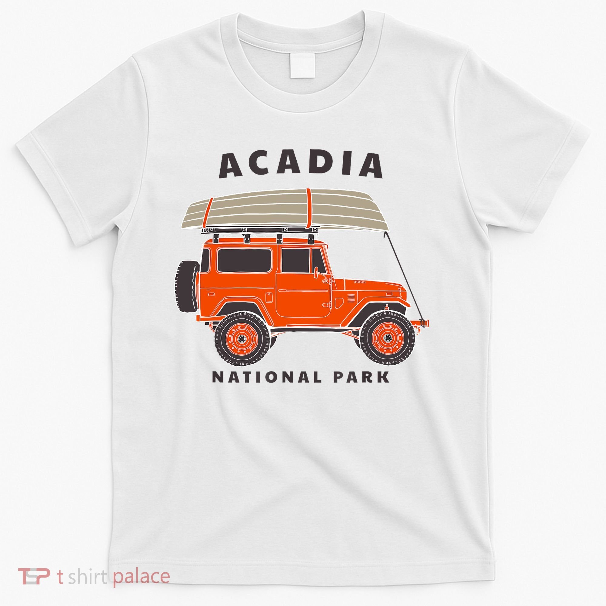 Acadia National Park Vintage Maine Souvenir Retro Gift T-Shirt