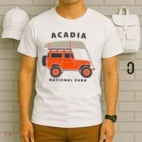 Acadia National Park Vintage Maine Souvenir Retro Gift T-Shirt thumb 6