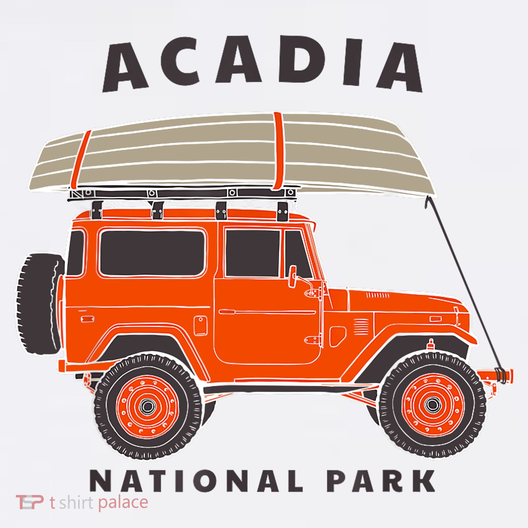 Acadia National Park Vintage Maine Souvenir Retro Gift T-Shirt