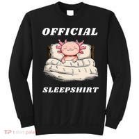 Axolotl Nap Pajamas Offici.al Napping Nightgown Funny  Sweatshirt thumb 0
