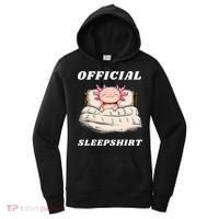 Axolotl Nap Pajamas Offici.al Napping Nightgown Funny  Women's Hoodie thumb 0