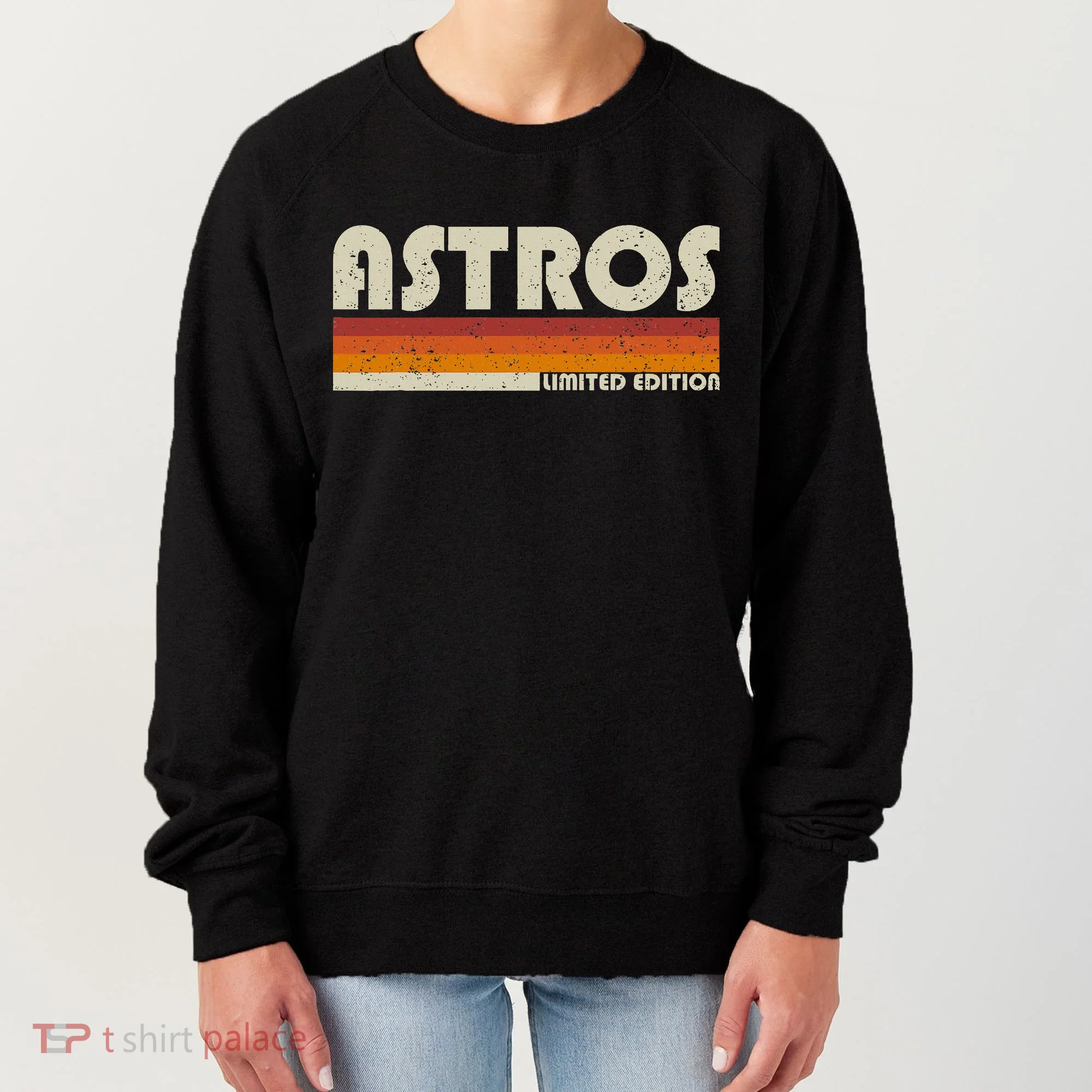 Astros Name Personalized Vintage Retro Gift  Women's Sweatshirt