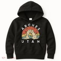 Arches National Park Utah Vacation Road Trip Kids Hoodie thumb 0