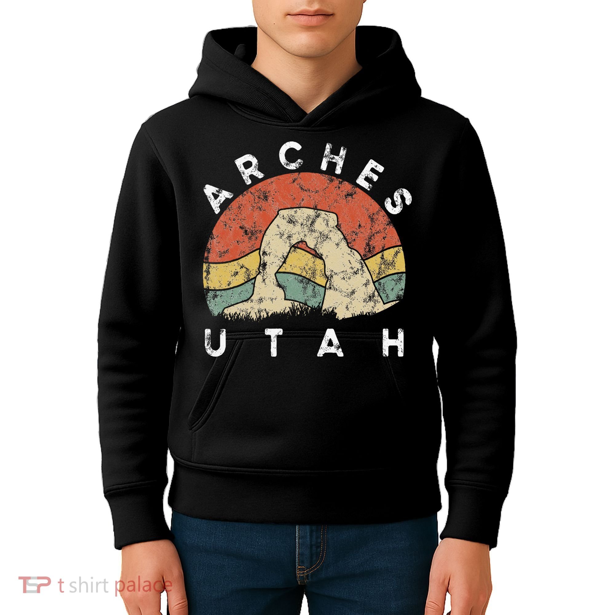 Arches National Park Utah Vacation Road Trip Kids Hoodie