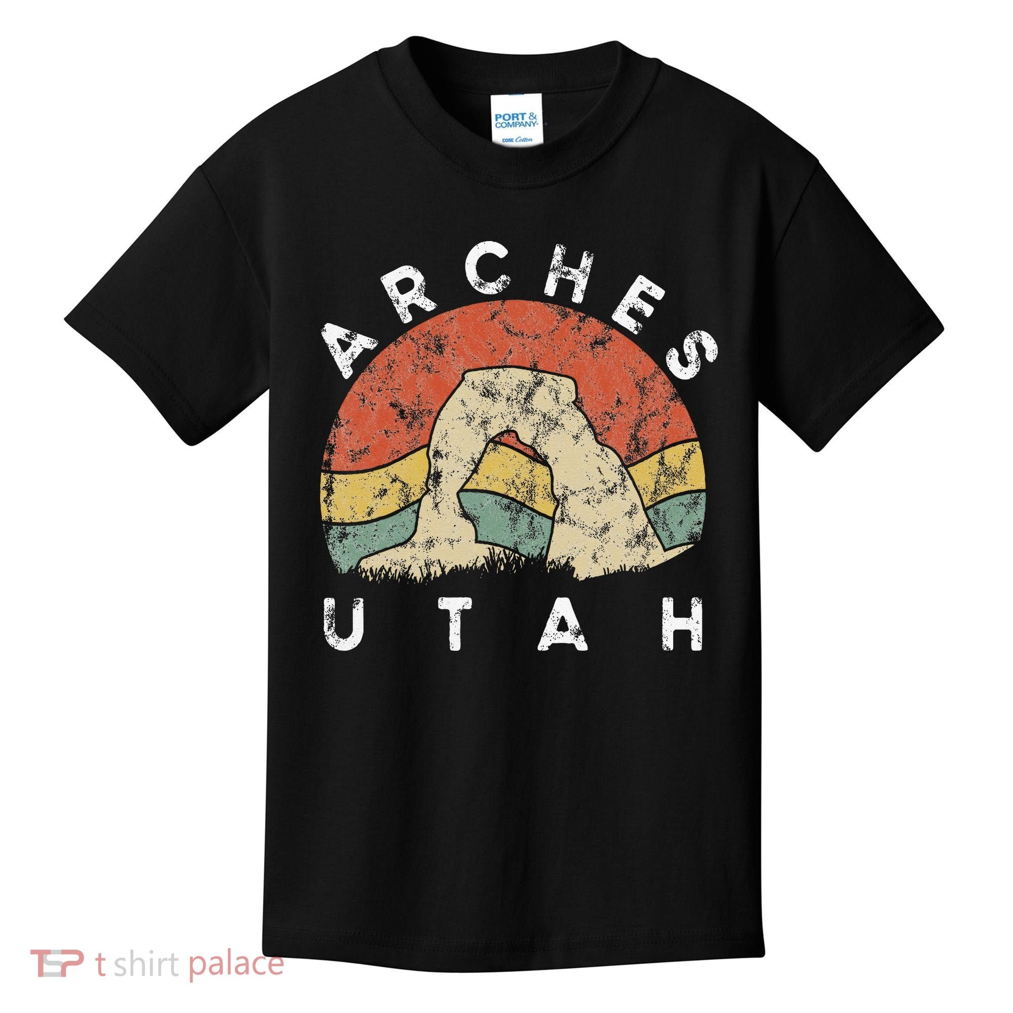Arches National Park Utah Vacation Road Trip Kids T-Shirt