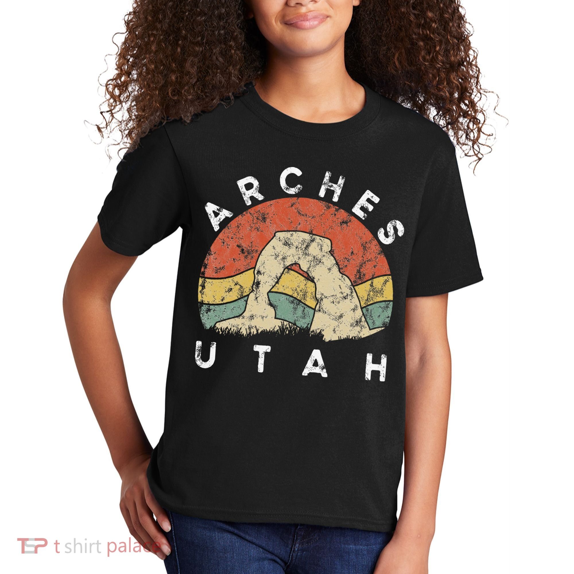 Arches National Park Utah Vacation Road Trip Kids T-Shirt