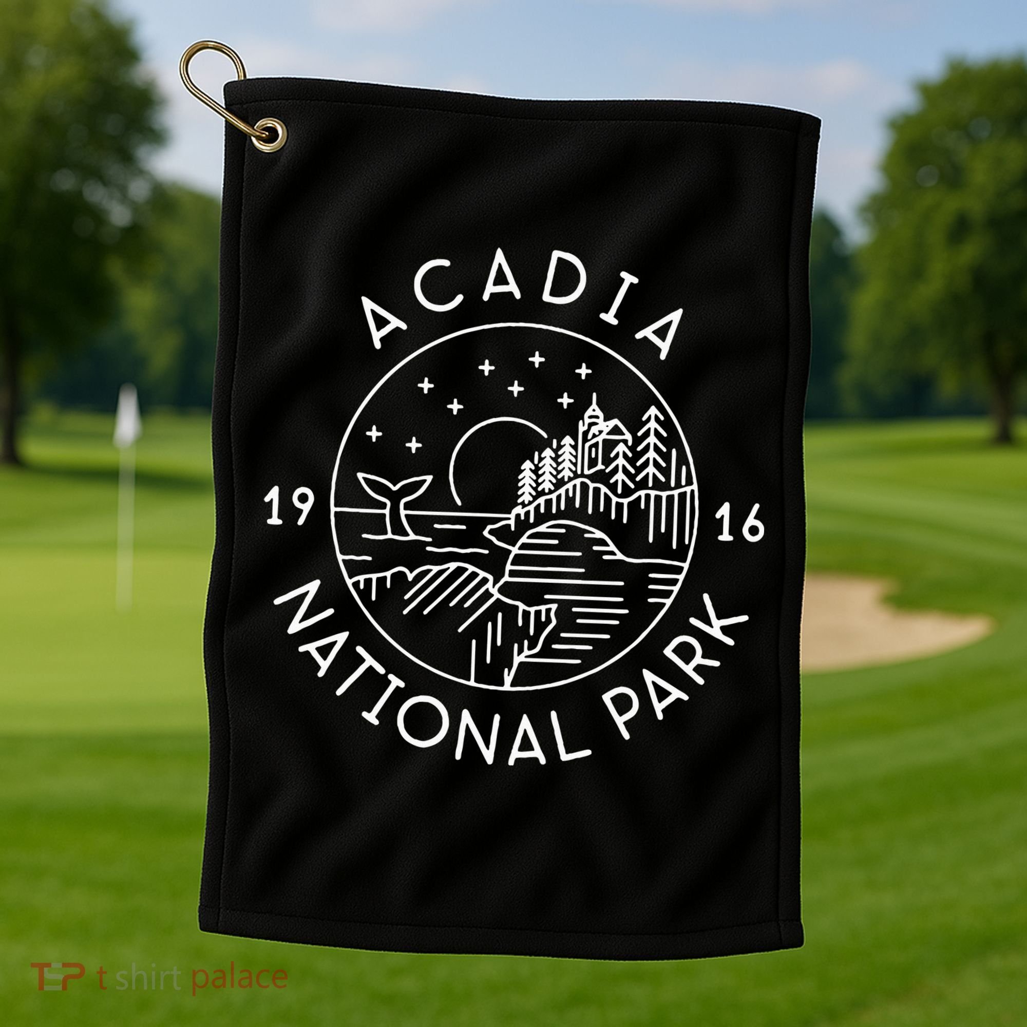 Acadia National Park Golf Towel
