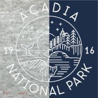 Acadia National Park Kids Colorblock Raglan Jersey thumb 2