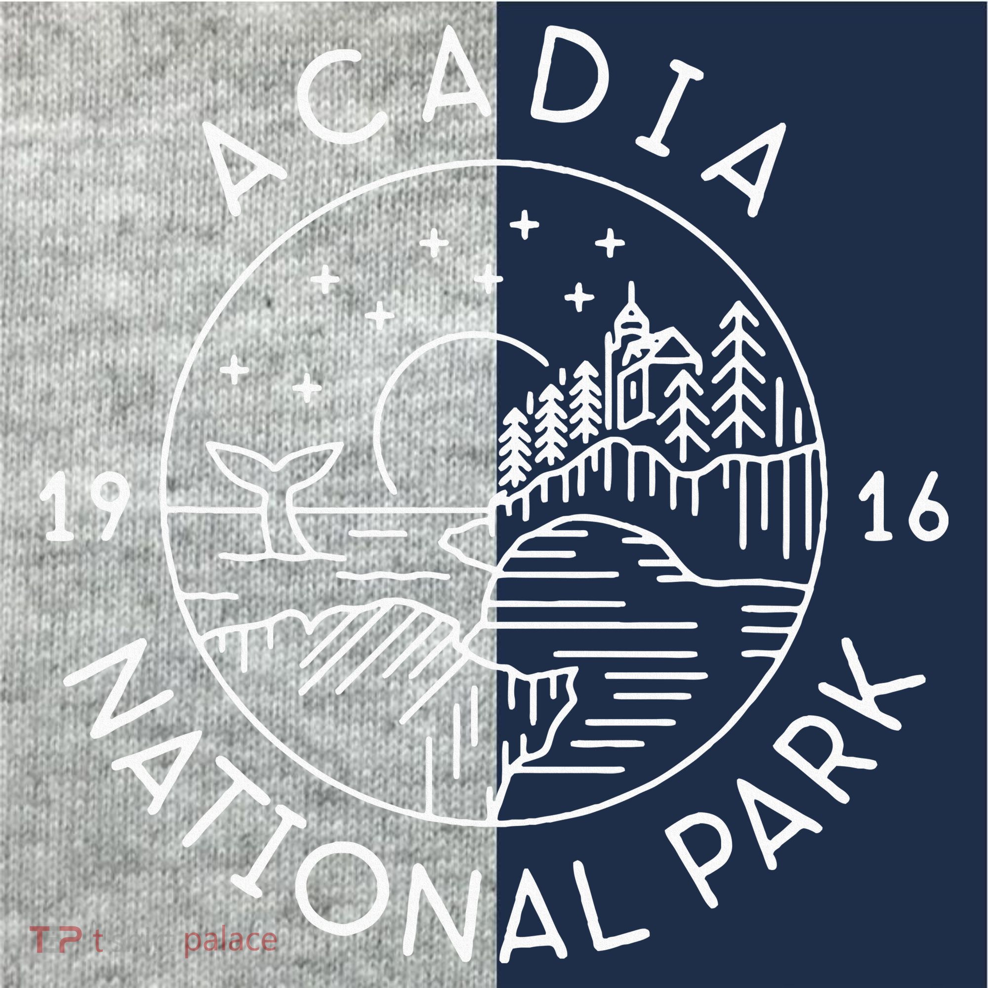 Acadia National Park Kids Colorblock Raglan Jersey