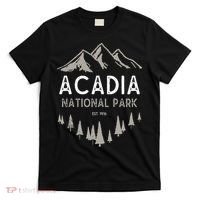 Acadia National Park Est 1916 Vintage Maine T-Shirt thumb 0
