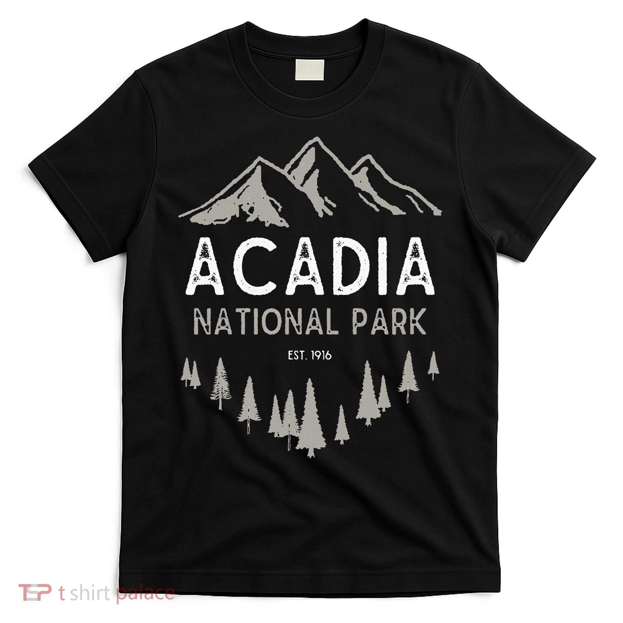 Acadia National Park Est 1916 Vintage Maine T-Shirt