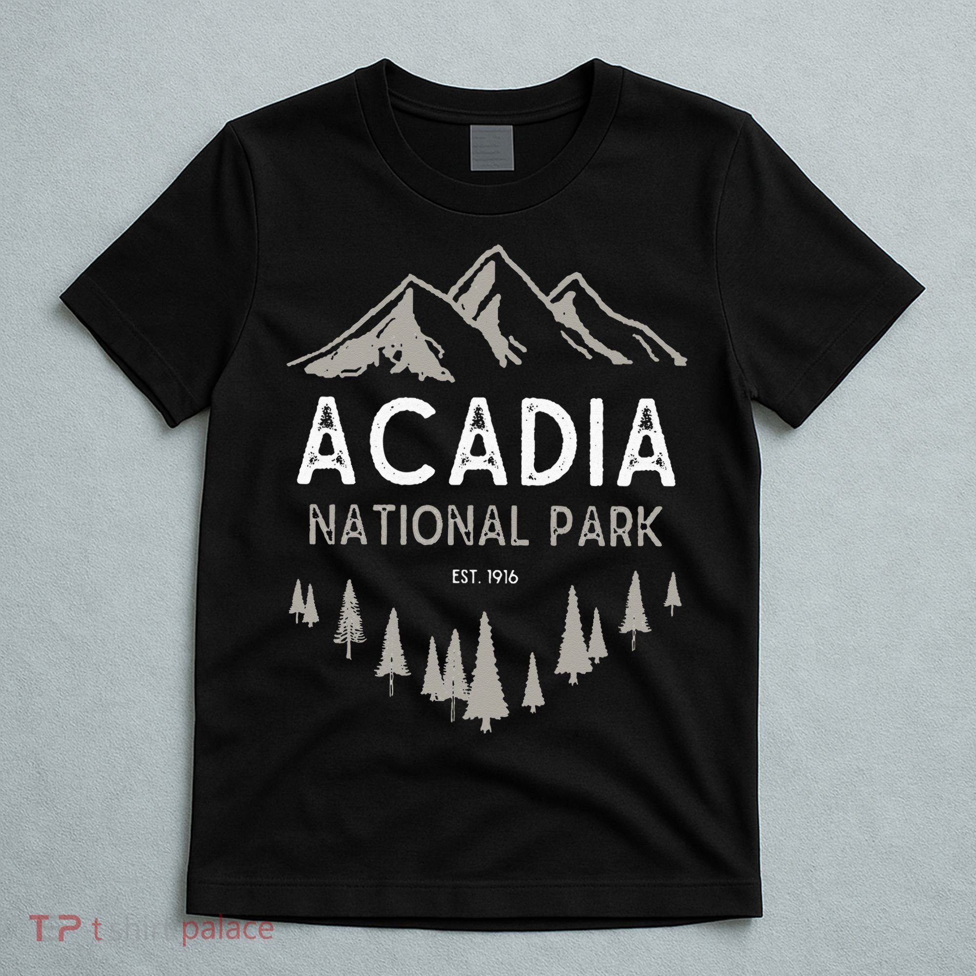 Acadia National Park Est 1916 Vintage Maine T-Shirt