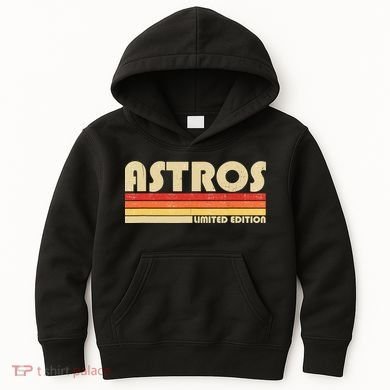 Astros Limited Edition Retro Vintage   Kids Hoodie