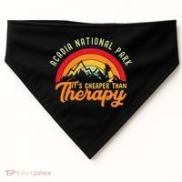 Acadia National Park Funny Quote And Gift USA-Made Doggie Bandana thumb 0