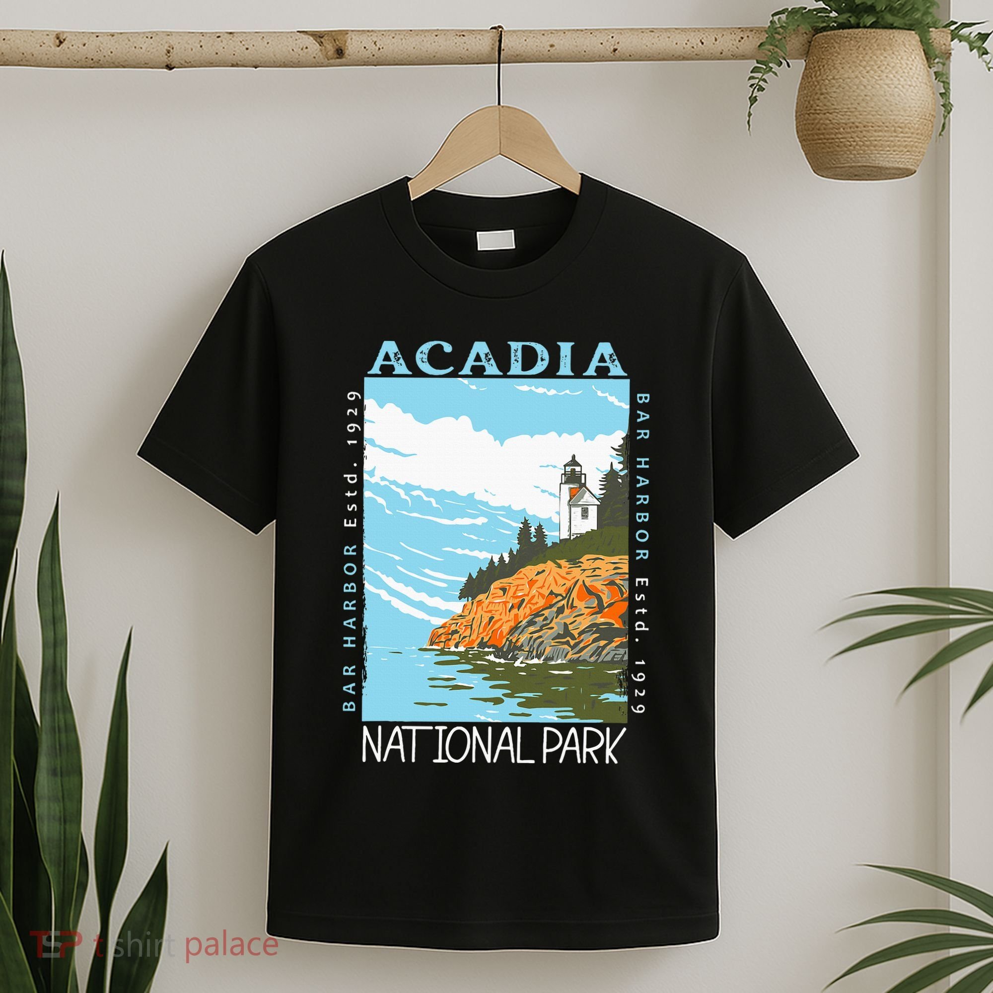 Acadia National Park Bar Harbor Maine Vintage T-Shirt