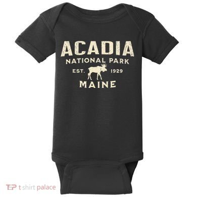 Acadia National Park Baby Bodysuit
