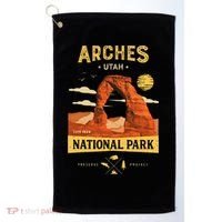 Arches National Park Delicate Arch Golf Towel thumb 0