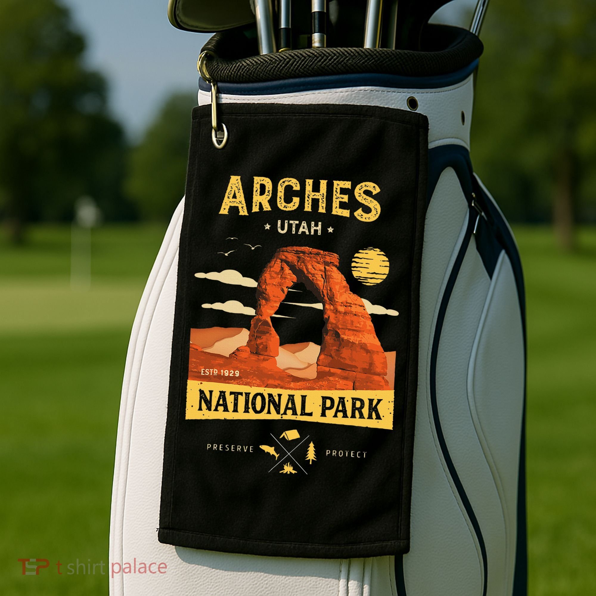 Arches National Park Delicate Arch Golf Towel