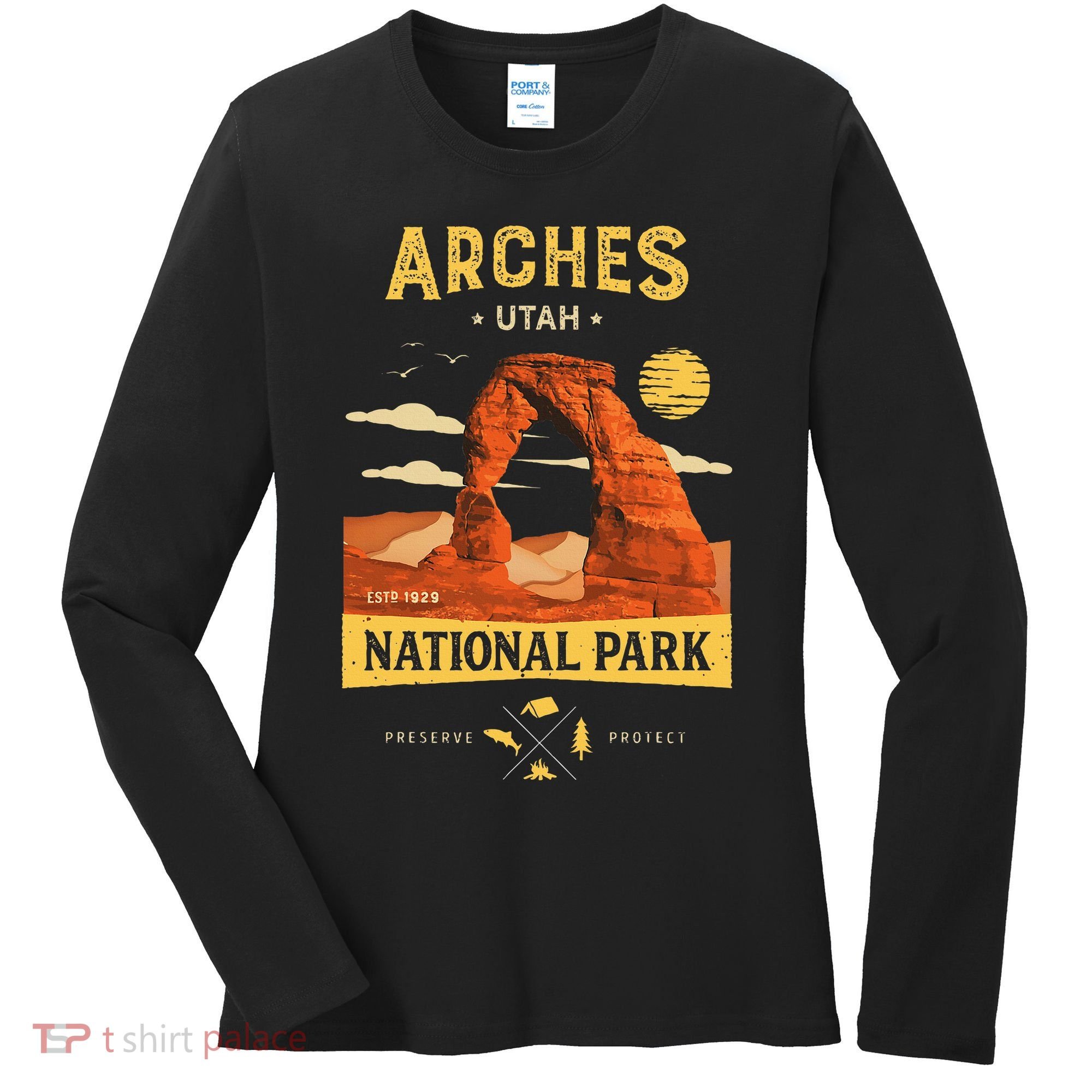 Arches National Park Delicate Arch Women's Long Sleeve Shirt