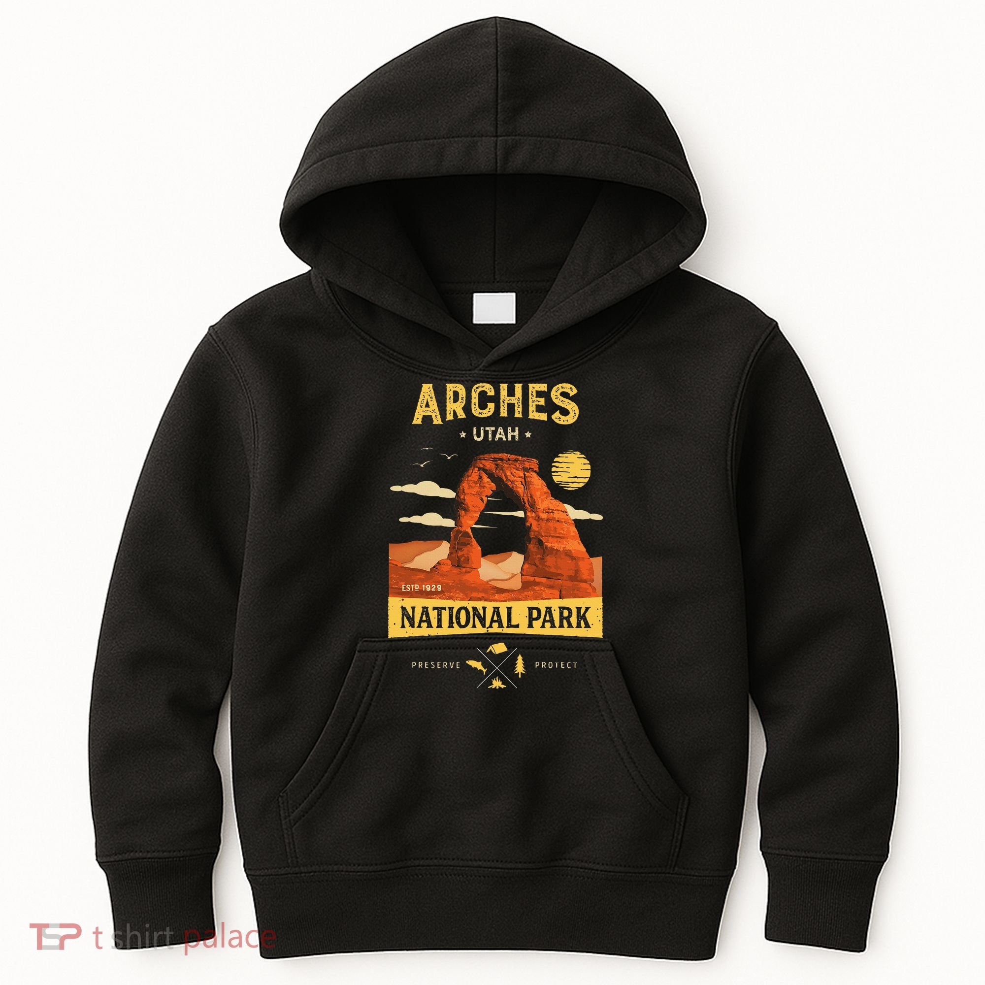 Arches National Park Delicate Arch Kids Hoodie