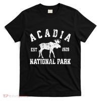 Acadia National Park Maine Nature Hike Moose Outdoors T-Shirt thumb 0