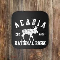Acadia National Park Maine Nature Hike Moose Outdoors Coaster thumb 0