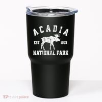 Acadia National Park Maine Nature Hike Moose Outdoors Tumbler thumb 0