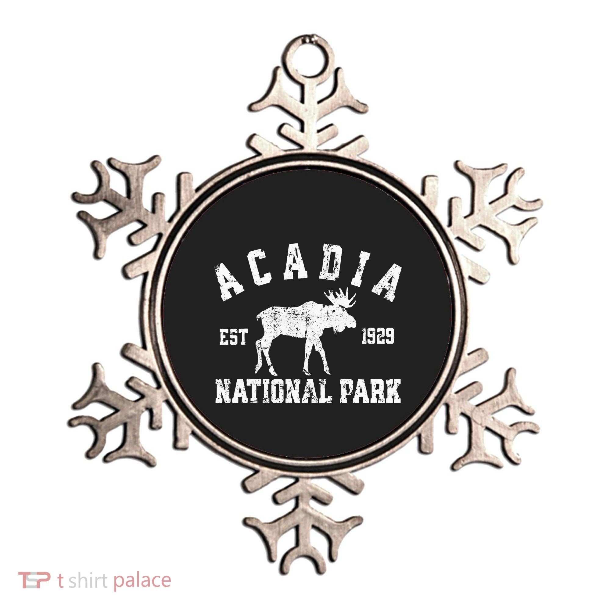 Acadia National Park Maine Nature Hike Moose Outdoors Ornament