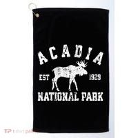 Acadia National Park Maine Nature Hike Moose Outdoors Golf Towel thumb 0