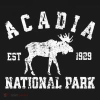 Acadia National Park Maine Nature Hike Moose Outdoors Women's T-Shirt thumb 6