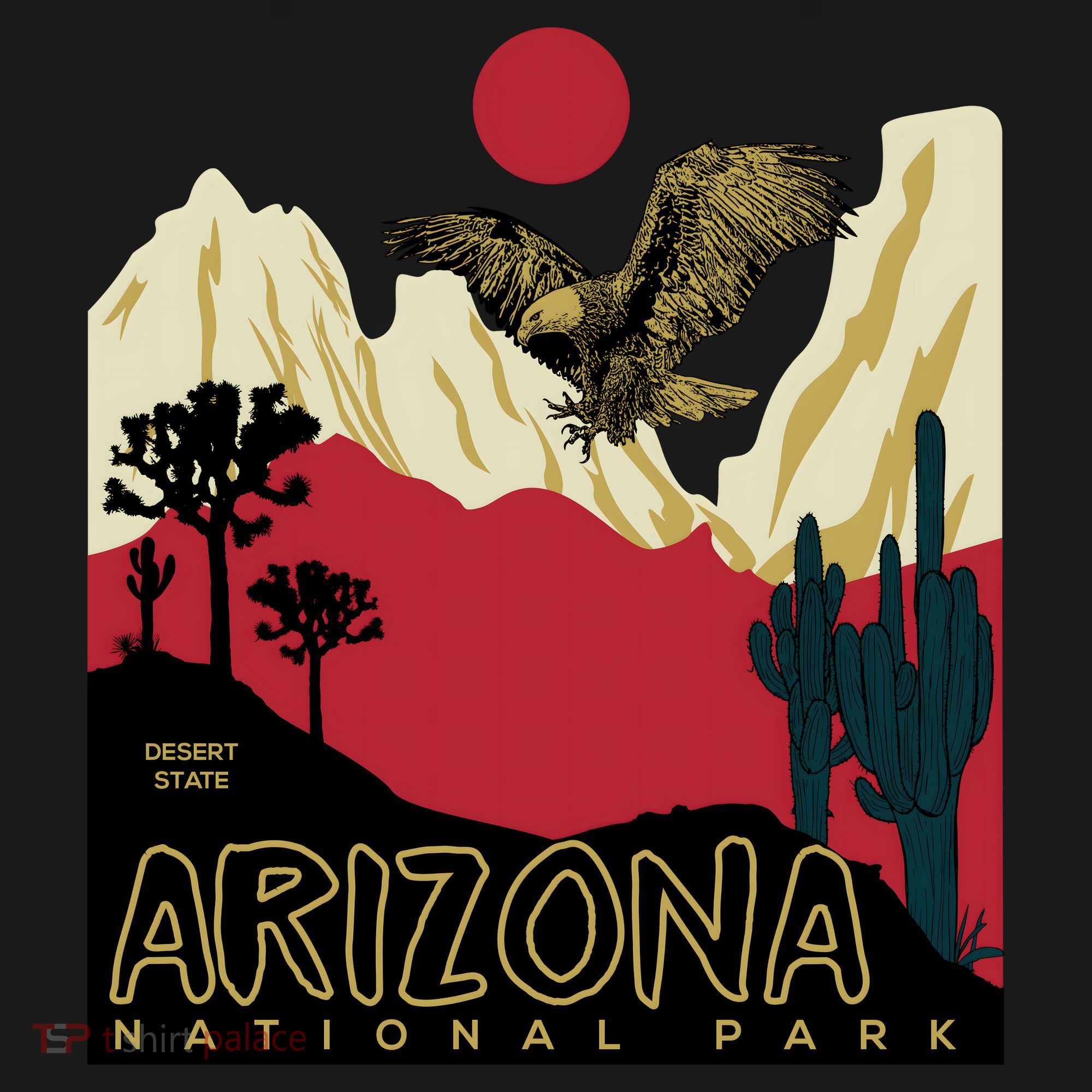 Arizona National Park USA-Made Doggie Bandana