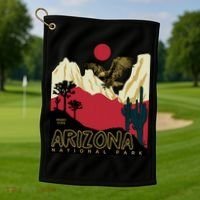Arizona National Park Golf Towel thumb 1
