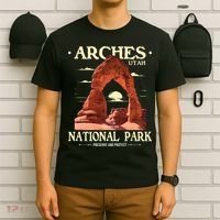 Arches National Park Retro Hiking & Camping Lover T-Shirt thumb 6