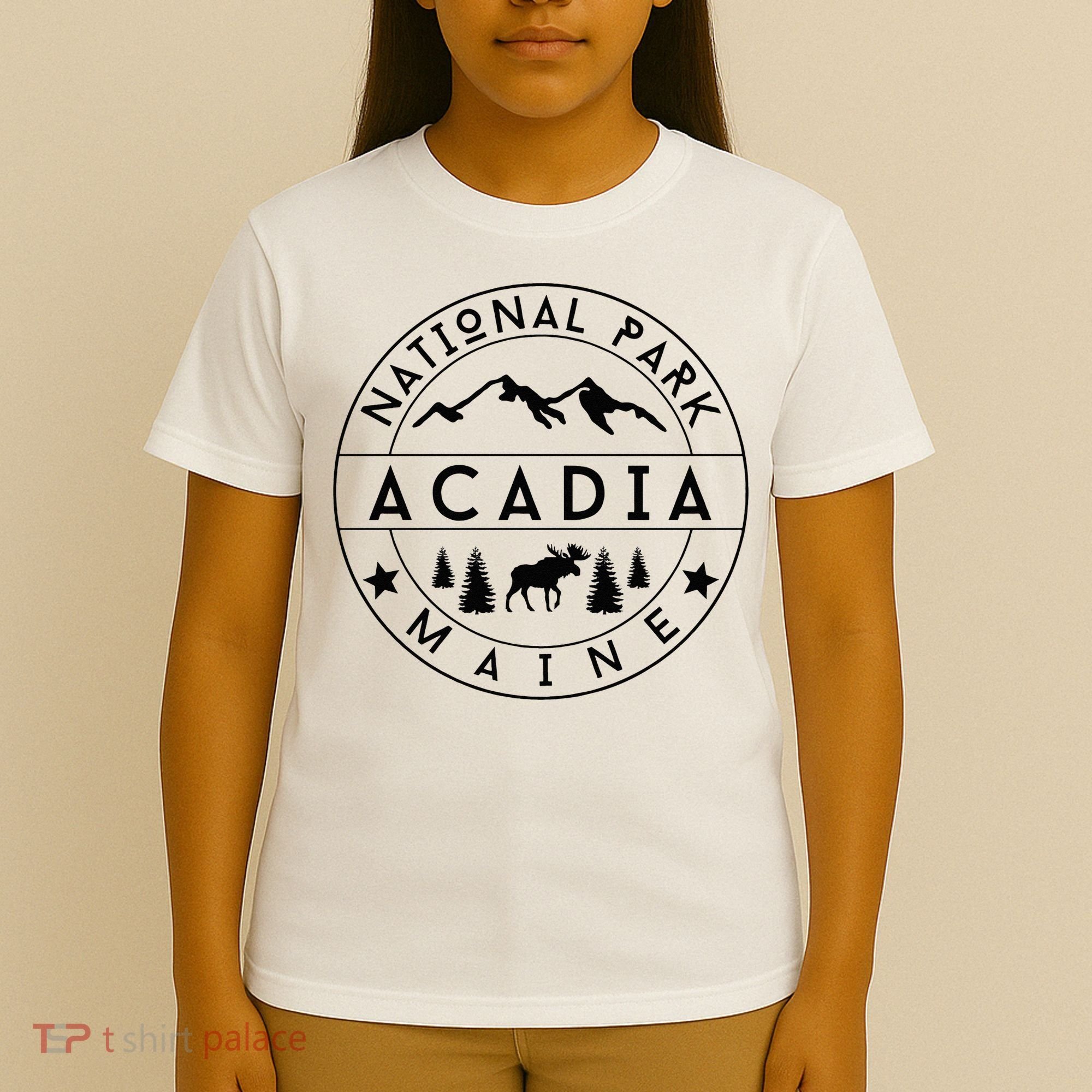 Acadia National Park Maine Moose Nature Hiking Outdoors T-Shirt