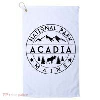Acadia National Park Maine Moose Nature Hiking Outdoors Golf Towel thumb 0