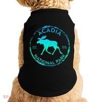 Acadia National Park Np Maine Moose Lovers Doggie Tank thumb 0