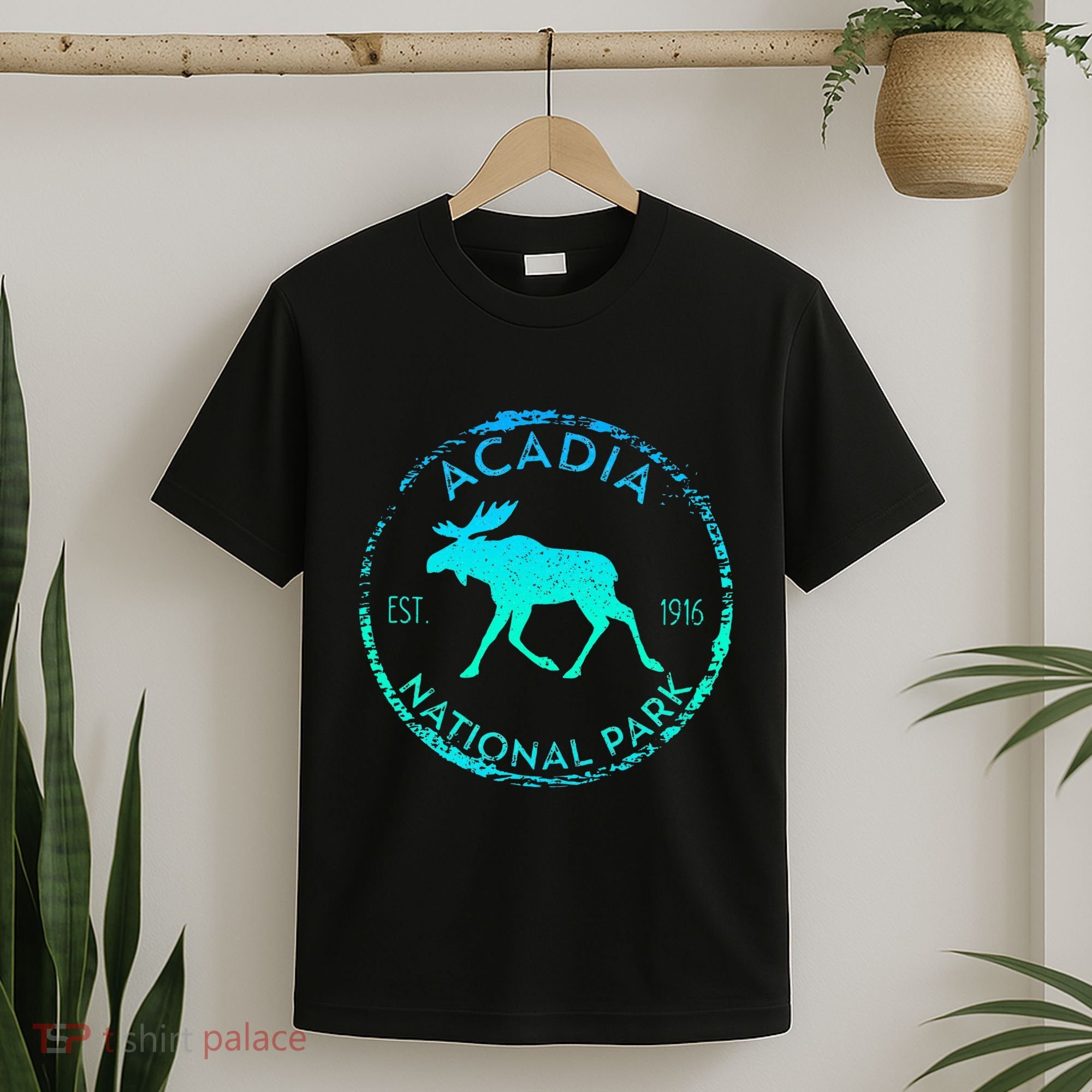 Acadia National Park Np Maine Moose Lovers T-Shirt