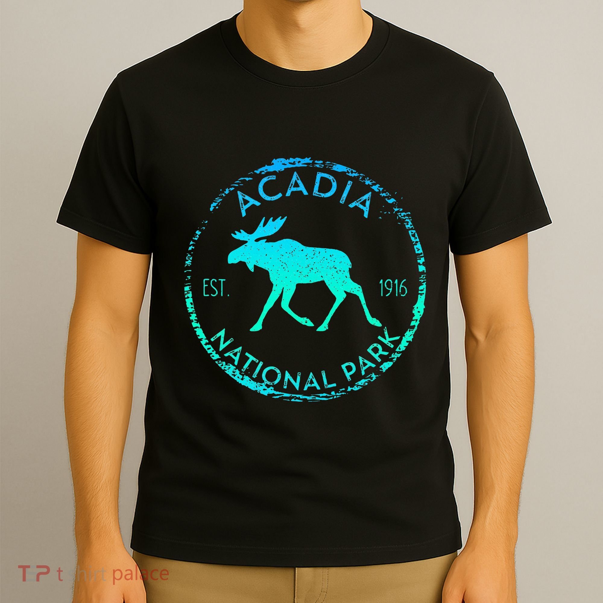 Acadia National Park Np Maine Moose Lovers T-Shirt