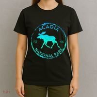 Acadia National Park Np Maine Moose Lovers T-Shirt thumb 4