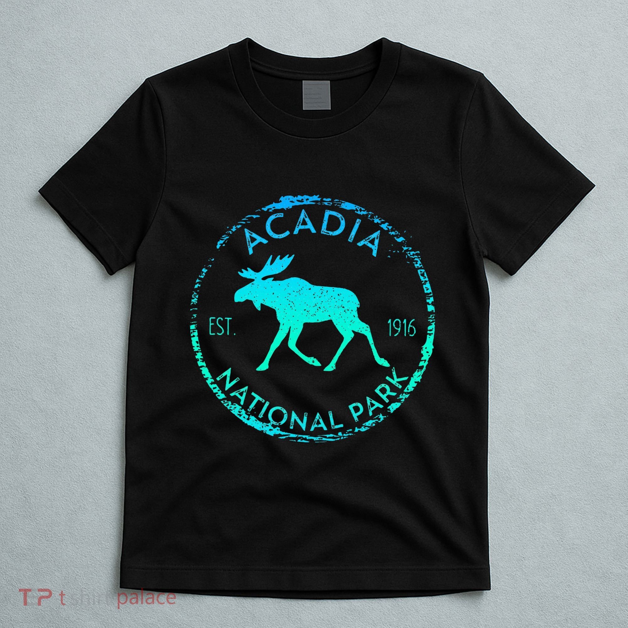 Acadia National Park Np Maine Moose Lovers T-Shirt