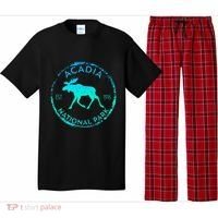 Acadia National Park Np Maine Moose Lovers Pajama Set thumb 0