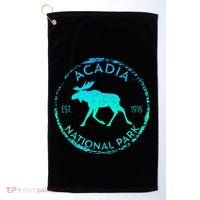 Acadia National Park Np Maine Moose Lovers Golf Towel thumb 0