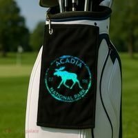 Acadia National Park Np Maine Moose Lovers Golf Towel thumb 2