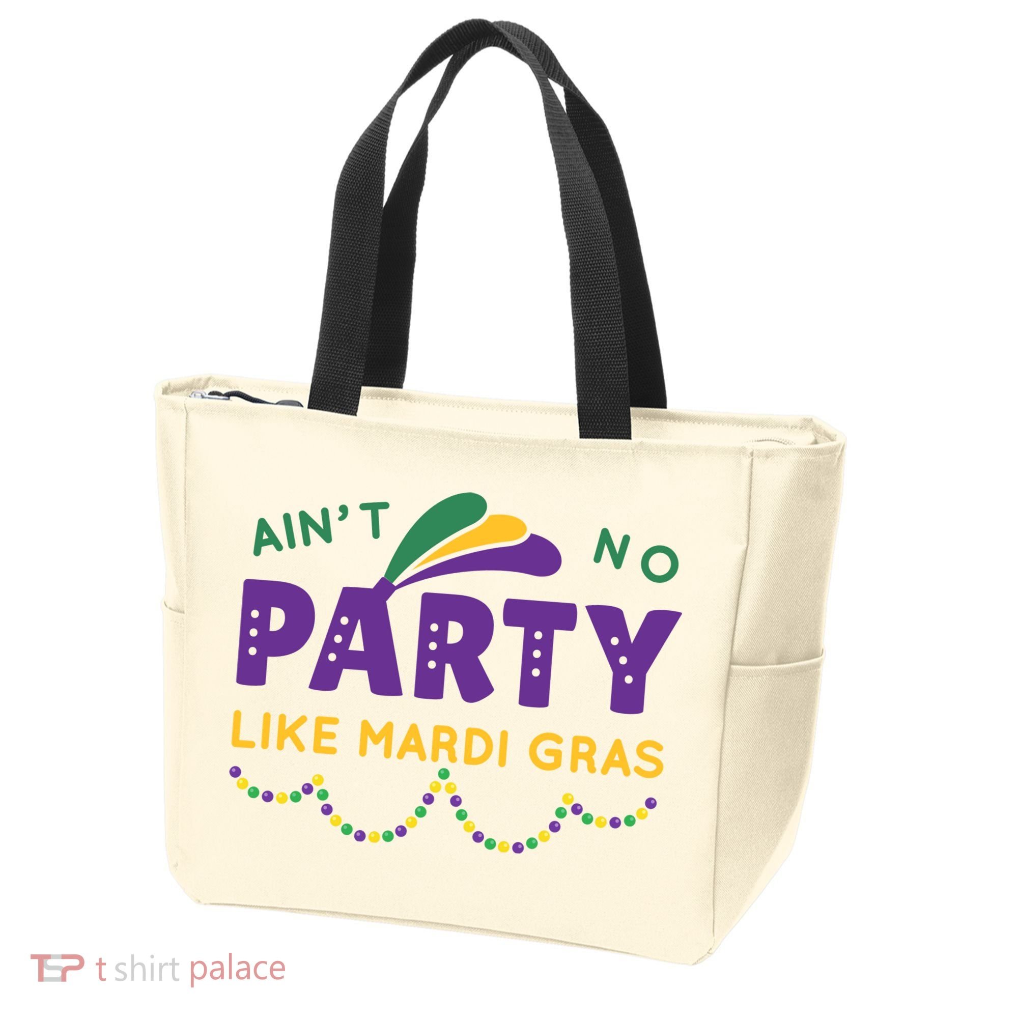 Ain't No Party Like Mardi Gras Beads Celebration Tote Bag