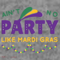 Ain't No Party Like Mardi Gras Beads Celebration Toddler Hoodie thumb 2