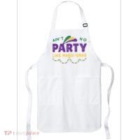 Ain't No Party Like Mardi Gras Beads Celebration Apron thumb 0