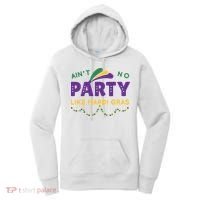 Ain't No Party Like Mardi Gras Beads Celebration Women's Hoodie thumb 0