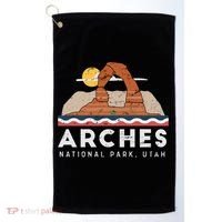 Arches National Park Cool Gift Golf Towel thumb 0