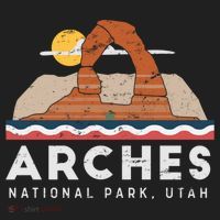 Arches National Park Cool Gift Golf Towel thumb 3