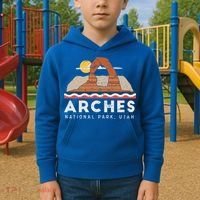 Arches National Park Cool Gift Kids Hoodie thumb 2